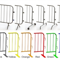 Crowd control safety barriers